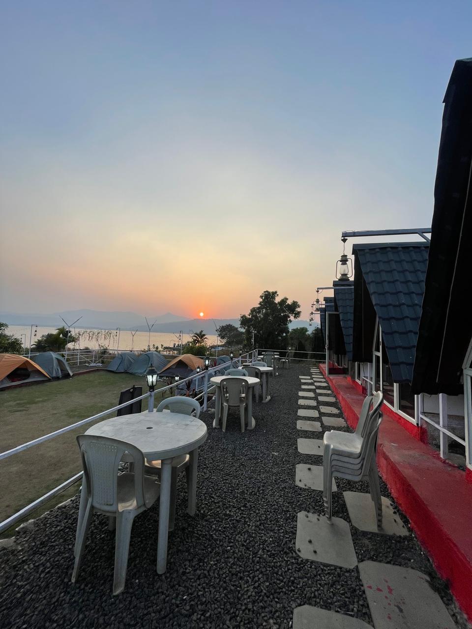 Pawna Lake Camping Tent Setup 1