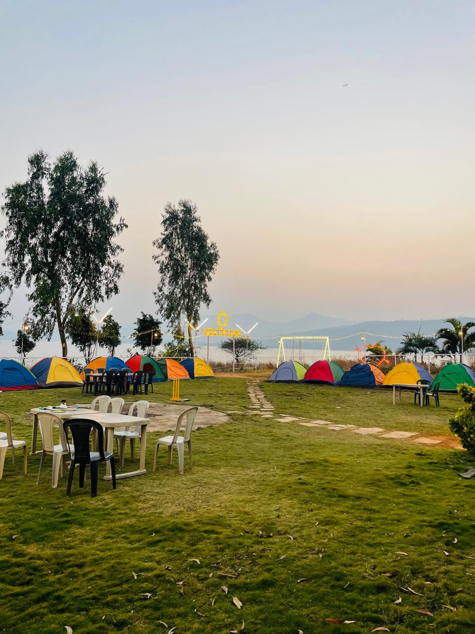 Pawna Lake Camping Tent Setup 3